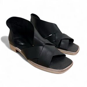 Free People Sun Valley Sandals Black Women’s Sz 41